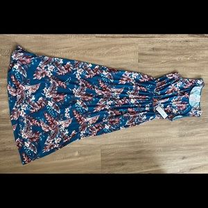 French Grey Maxi Dress